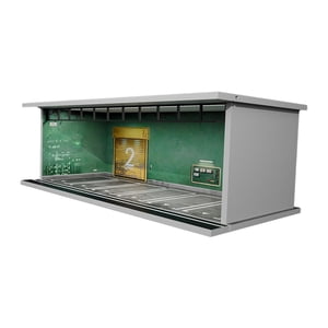 Bothyi - Vitrina Modelo De Vehículo 1/64, Vitrina De Garaje Para Coche, Para Coleccionistas De Modelos, Estilo Americano