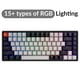 thumbnail image 4 of Teclado mecánico Keychron K2, distribución 75%, 84 teclas, Bluetooth, 4 of 8