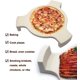 thumbnail image 4 of Piedra para pizza DELSbbq grande para parrilla Big Green Egg, 4 of 7