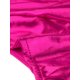 thumbnail image 5 of INSPIRE CHIC Top metálico con cuello halter para mujer, escote en V profundo, top corto holográfico sin espalda XL rosa intenso, 5 of 6