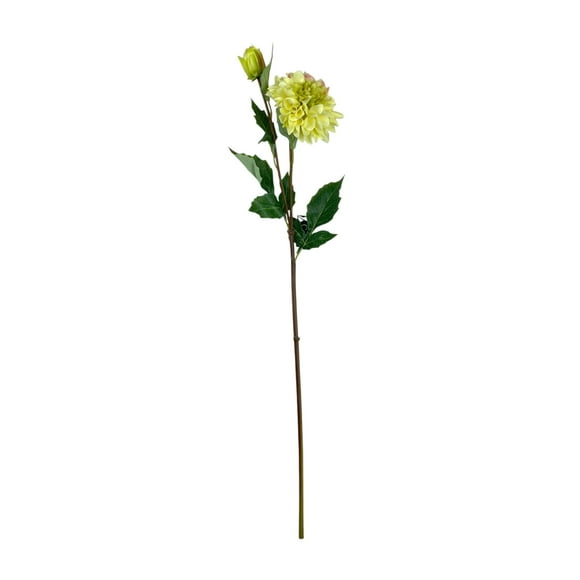 Flor Dahlia Amarilla Clara 68cm