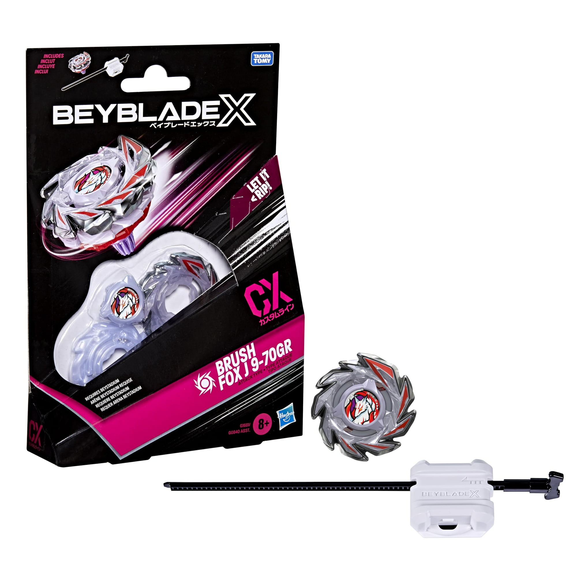 Juego de Inicio Beyblade X Brush Fox J CX 70g Beyblade | Lider