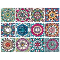 Dekofix - Azulejo Autoadhesivo Transparentes 15X15 Mandala