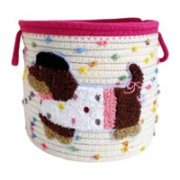 Bothyi - Cesta De Almacenamiento De Juguetes Para Niños, Cesta Organizadora Decorativa Pequeña