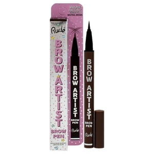 Rude Cosmetics - Lápiz Para Cejas Brow Artist - Marrón Neutro De Para Mujeres - Lápiz Para Cejas De 0,018 Oz