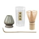 thumbnail image 1 of Juego de Matcha japonés tradicional, soporte para Matcha, cuchara tradicional, mano de obra exquisita, Matcha duradero para regalos de Verde claro, 1 of 5