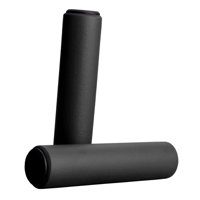 Magideal - Empuñaduras De Manillar De Espuma Densidad Silicona Absorbente De Golpes Reemplazo De Manga Suave Empuñaduras De Manillar De Negro