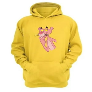 Genérico - Polerón Canguro La Pantera Rosa Amarillo Talla L Unisex