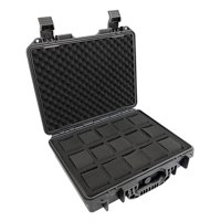 Magideal - Estuche Portátil Para Relojes, A Prueba De Golpes, Organizador De Colección, Expositor, Regalo Con Asa Para Papá, Coleccionistas De Relojes, Reloj Par Re Con 15