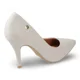 thumbnail image 3 of Zapato Mujer Blanco Taco Aguja Punta Fina Vizzano, 3 of 3