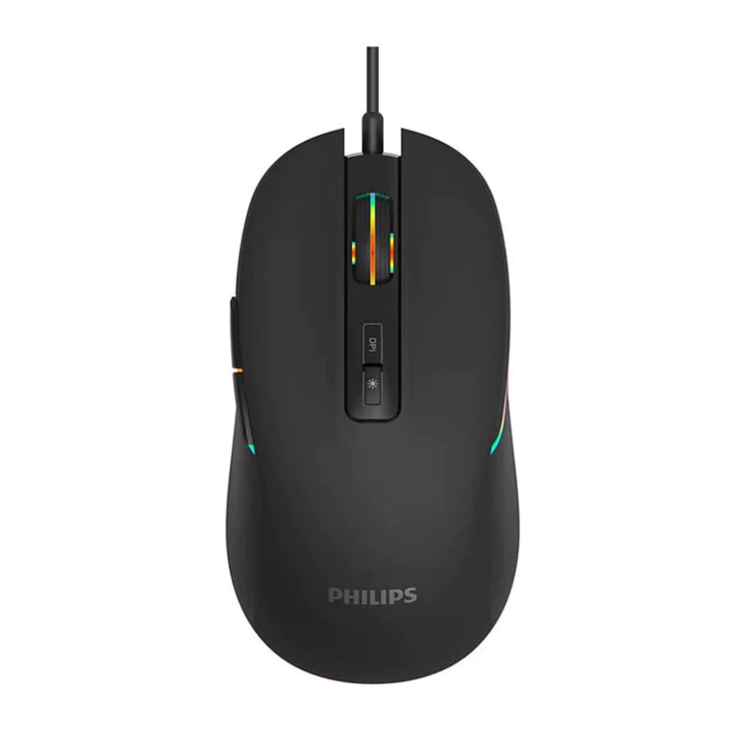 Philips - Mouse Gamer Usb 7 Botones 3600dpi Rgb Spk9414