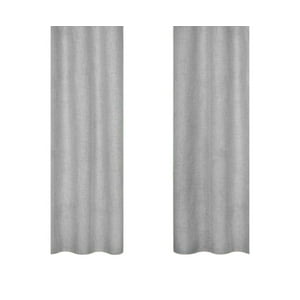Oem - Cortina Lino 2 Paños Cortina 8 Anillos Deco 70X150Cm 2