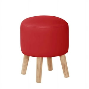 Latam Home - Pouf Nantes Pu Rojo