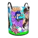 thumbnail image 2 of Aphmau Cesta de lavandería de gran capacidad redonda con asa, bolsa para ropa sucia plegable, almacenamiento para dormitorio, baño y lavadero 44x35 cm, 2 of 6