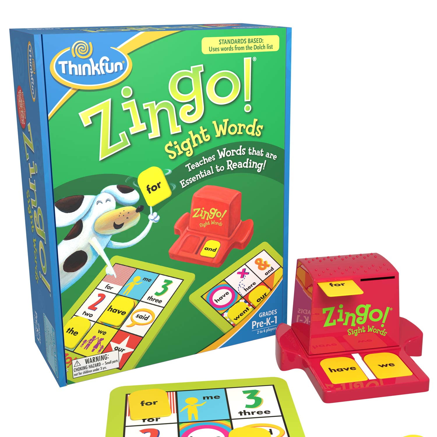 Juego Educativo Thinkfun Zingo Sight Words De Preescolar A Segundo Grado