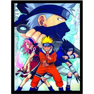 Genérico - Cuadro Decorativo Equipo Naruto Shippuden Medidas 30X40 Cm