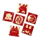 thumbnail image 2 of 6 Sobres Rojos De Año Nuevo, Pequeños Regalos Cuadrados De Hongbao, Sobres De Dinero De La Suerte, Estilo A, 2 of 3