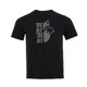 thumbnail image 1 of Polera Tilki Cotton Mix Big Logo Negra/Gris Tenis Padel, 1 of 3