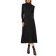 thumbnail image 1 of INSPIRE CHIC Vestidos de Punto Acanalados de Otoño para Mujeres Cuello Simulado Casual de Manga Larga Vestido Maxi XL Negro, 1 of 6
