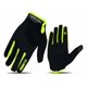 thumbnail image 1 of Guante Largo Acolchado Gel Ciclismo Bicicleta Dedo Tactil Rm Verde/Negro, Large, 1 of 3