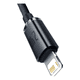 thumbnail image 3 of Cable para iphone 2 mts usb-a a tipo lightning carga Negro, 3 of 3