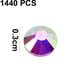thumbnail image 2 of Cristales de uñas con parte trasera plana, cristales de cristal para manualidades y disfraces de baile., 2 of 5
