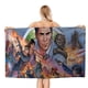 thumbnail image 1 of Archer Toalla de playa de secado rápido con diseño temático, regalo para mujeres y niñas, ideal para cumpleaños, fans, amantes de la música, uso en la playa o al aire libre, 78 × 160 cm, 1 of 6