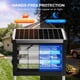thumbnail image 4 of Trampa eléctrica para insectos Jinyeda 4500V solar e impermeable para exterior, 4 of 7