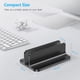 thumbnail image 3 of Soporte Vertical De Escritorio Para Computadora Portátil De Aluminio Negro, 3 of 8