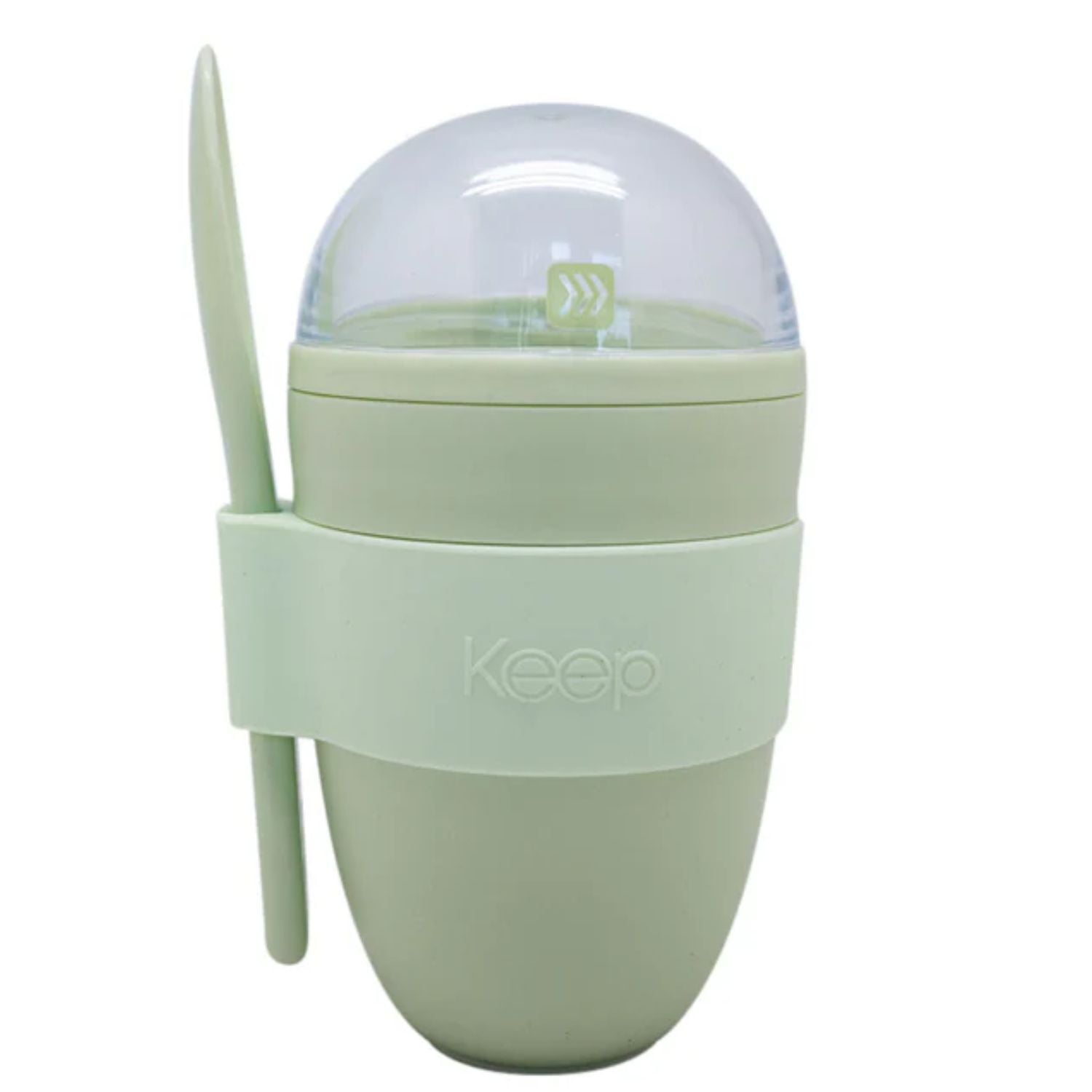 Vaso Snack Keep 450 Ml Con Cucharita Pistacho - Ps