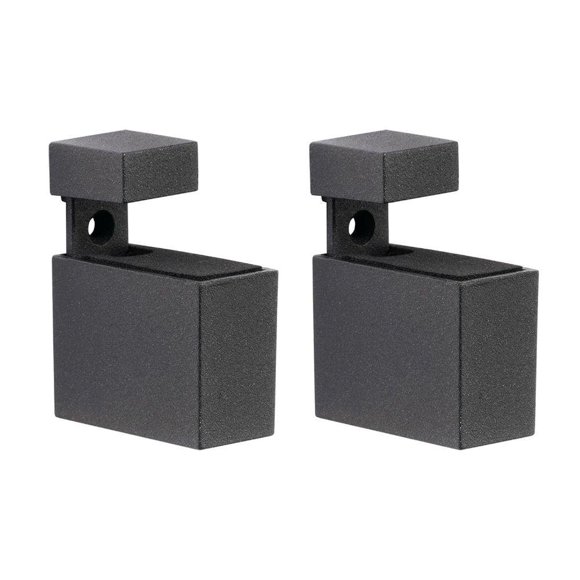 Soporte de Estante Ajustable Dolle Cuadro 3/16-3/4 pulg. en Negro