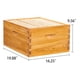 thumbnail image 2 of Caja para colmena Honey Lake Langstroth de 10 cuadros, profunda, 50 x 41 x 24 cm, 2 of 7