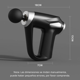 thumbnail image 3 of Mini Pistola Masaje Muscular Fascial Portátil 4 En 1, 3 of 6