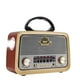 thumbnail image 1 of Radio Portátil Linterna Bluetooth Recargable Y A Pilas Retro Vintage Café, 1 of 7