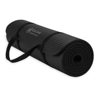 Esterilla De Yoga Gaiam Essentials Thick Fitness De 10 Mm Con Correa De Transporte