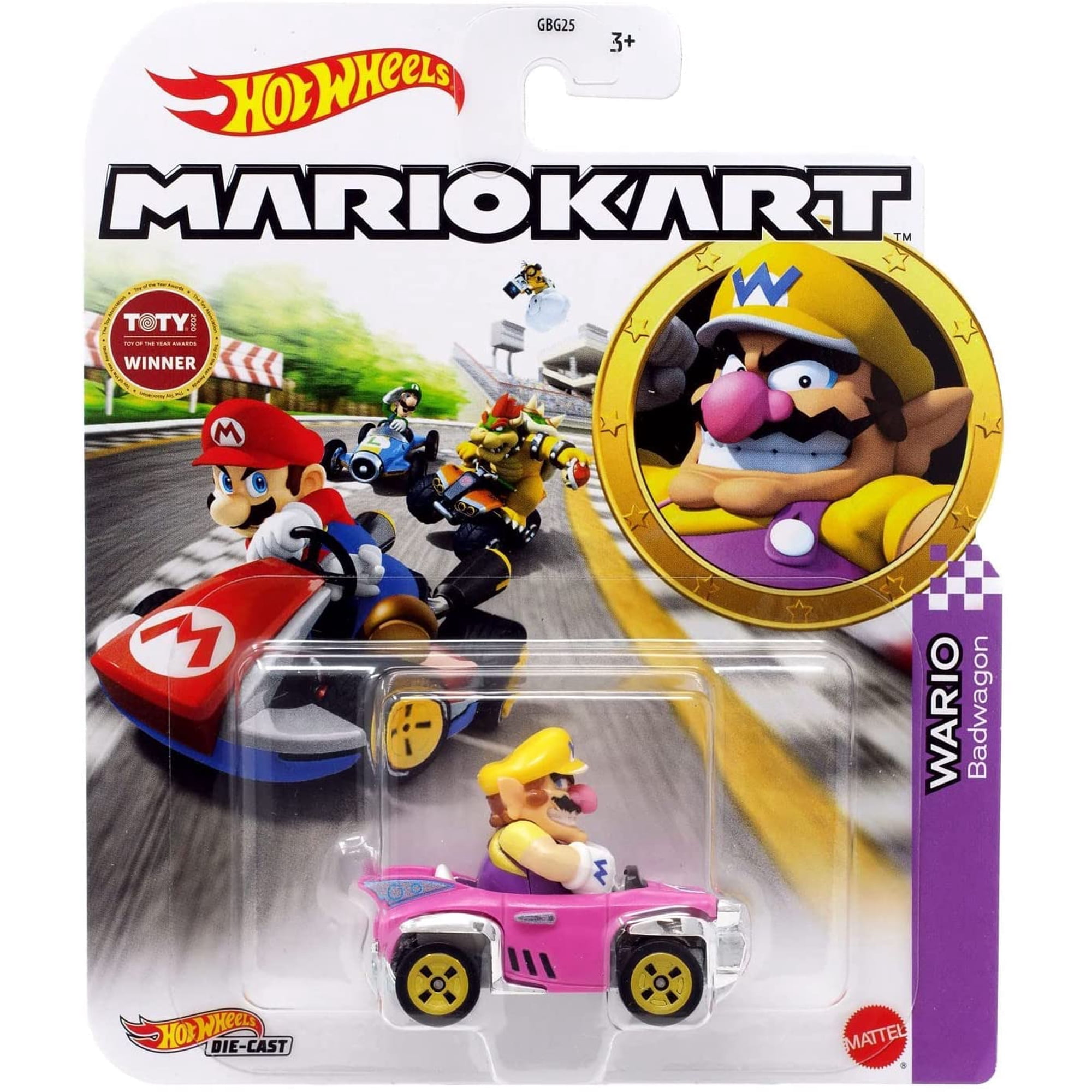 Auto De Juguete Hot Wheels Mario Kart Mod, Varios Modelos, Escala 1:64