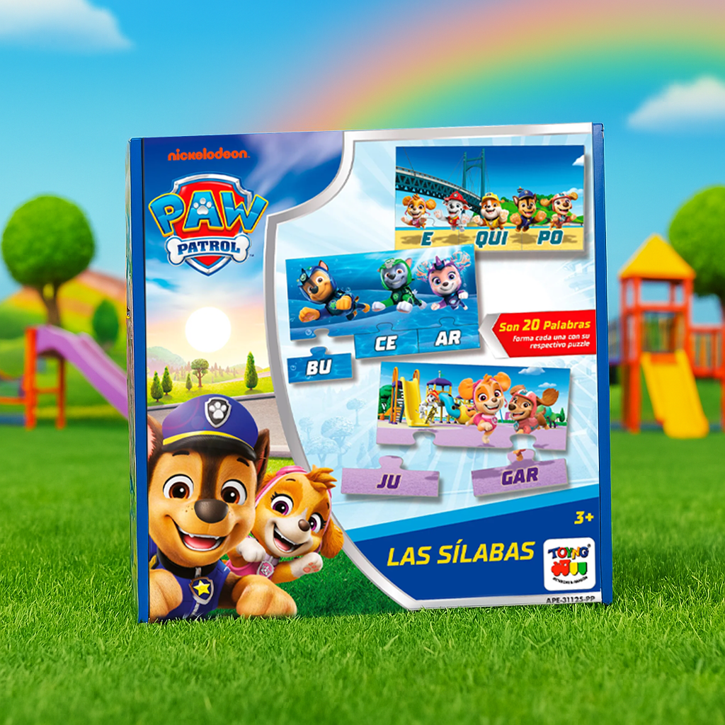 Toyng - Juego De Mesa Separando Silabas - Paw Patrol
