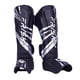 thumbnail image 2 of Espinilleras Kickboxing Adultos Espinilleras Empeine Almohadillas Para Deportes Sparring Grappling M Plata Negro, 2 of 5