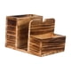 thumbnail image 5 of Condimento De Madera Que Sirve Caja De Soporte De Tejido De Escritorio Caddy Para Cubiertos De Hogar, 5 of 5