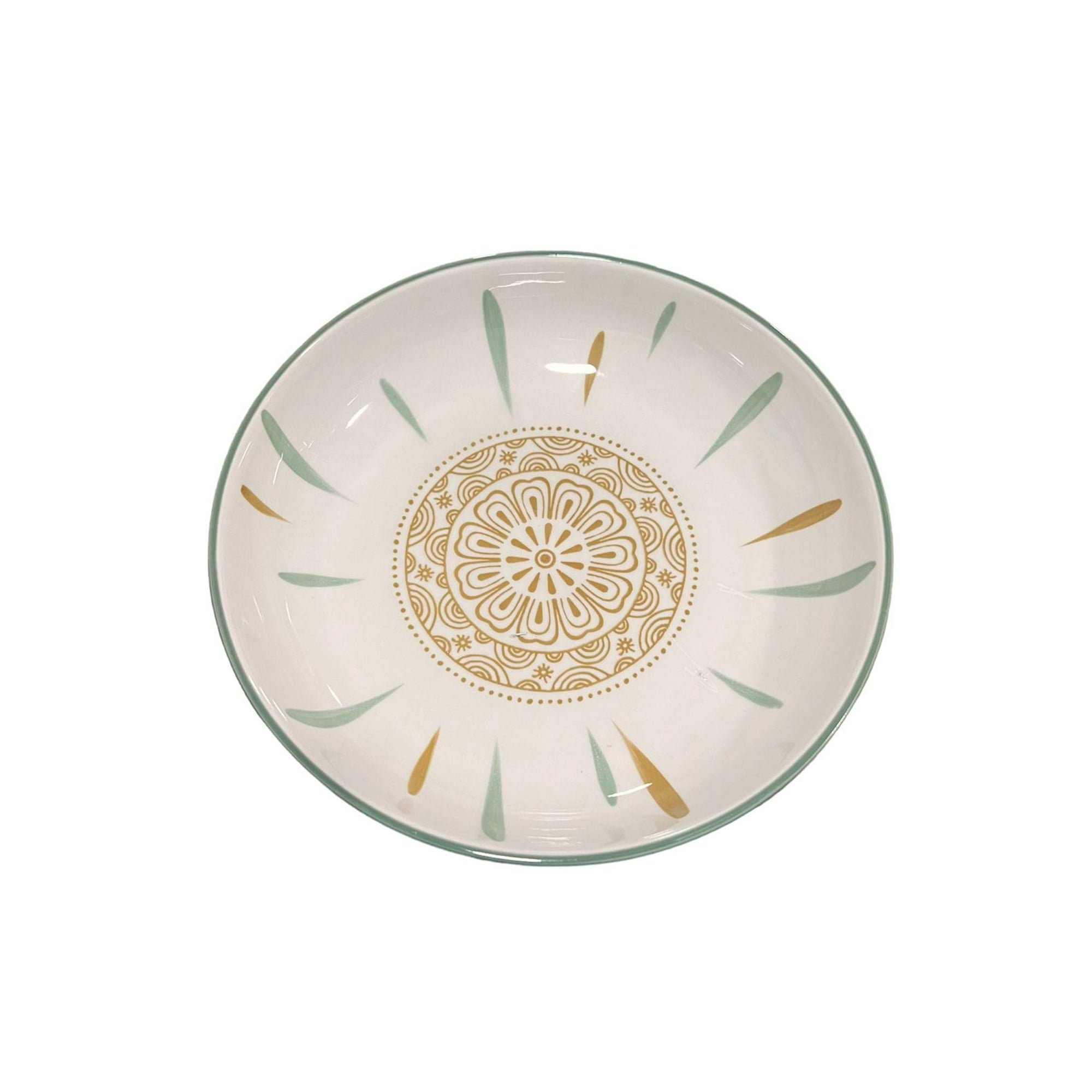 Oem - Pack 4 Plato Sopero Decorativo Diseño Flor Redondo Mandala