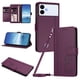 thumbnail image 1 of Funda Cartera Trébol para Samsung Galaxy S26 Edge con Ranuras Tarjetas y Carga Inalámbrica Violeta, 1 of 6