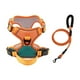 thumbnail image 3 of Arnés Para Perros Con Correa Ajustable Suave Con Clip Frontal Para Perros Mascotas Caminando Naranja L Verde, 3 of 3