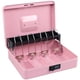 thumbnail image 2 of Caja de efectivo con cierre combinado con bandeja para dinero, color rosa, 2 of 8