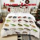 thumbnail image 1 of 3pcs Reptile Print Bedding Set Soft Polyester Duvet Cover with 2 Pillowcases All Season Comfort, 1 of 5