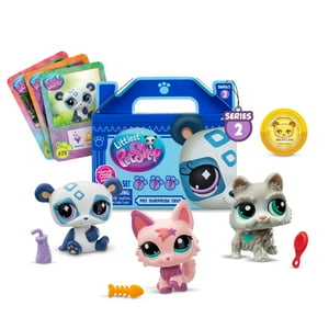 Toy Littlest Pet Shop Pet Surprise, Paquete De 3 Unidades, Serie 2, Generación 7
