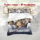 thumbnail image 1 of 3pcs Grey'S Anatomy Portrait Print Three Piece Bedding Set Soft Quilt Cover And Two Pillowcases, 1 of 5