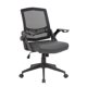 thumbnail image 1 of Silla de trabajo Boss Office Products de malla con brazos abatibles B6223-BK, 1 of 7
