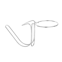 Magideal - Estante Para Cubitos De Hielo De Escritorio, Soporte Para Cuencos De Champán, Refrigerador Portátil, Estante Para Cubos De Vino Para Fiestas De Cóctel Plata 40X17Cm