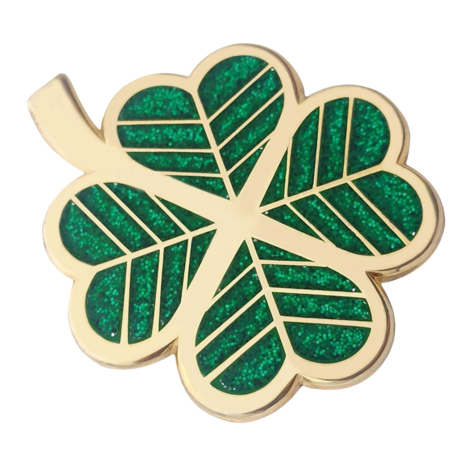 Ioensy - Marcador De Pelota De Golf, Marcador De Bola Sin Clip Para Sombrero, Regalo De Golfista, Rayas Doradas