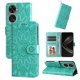 thumbnail image 3 of Funda tipo cartera FOXDOCK para Huawei Nova 11 SE , diseño girasol en relieve, cuero PU, cierre magnético, soporte y tarjetero, 3 of 5